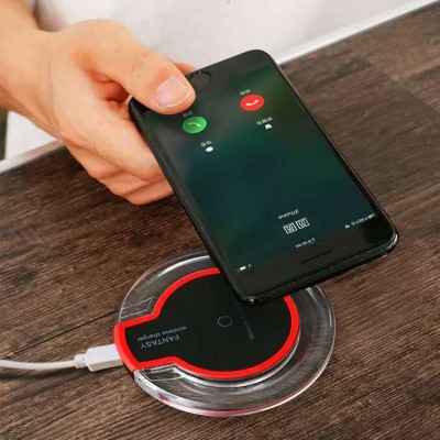 Universal Wireless Charger 5W Led Universal Portable Fast Qi Wireless Phone Charger 2020 New Arrival Wireless Charging Station